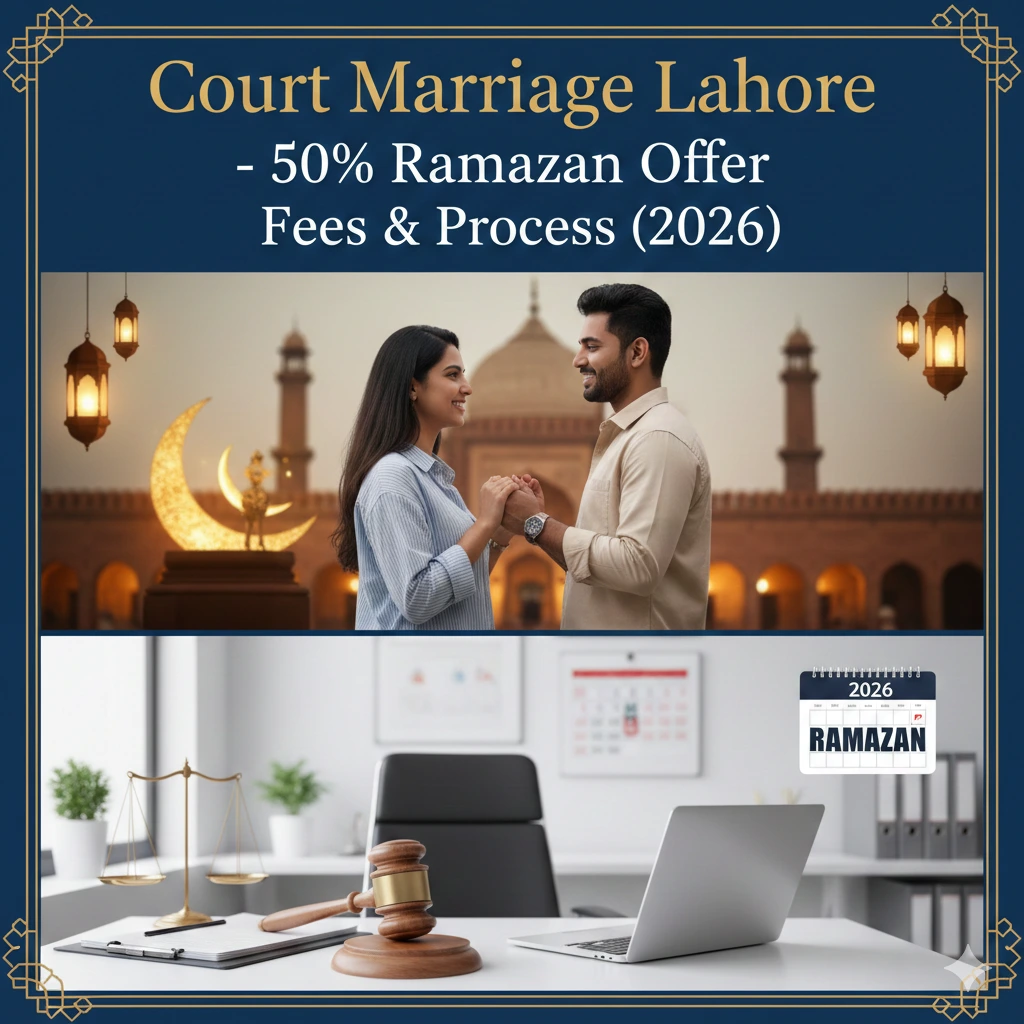 Court Marriage Lahore 50% Ramazan Offer by Qanoon House